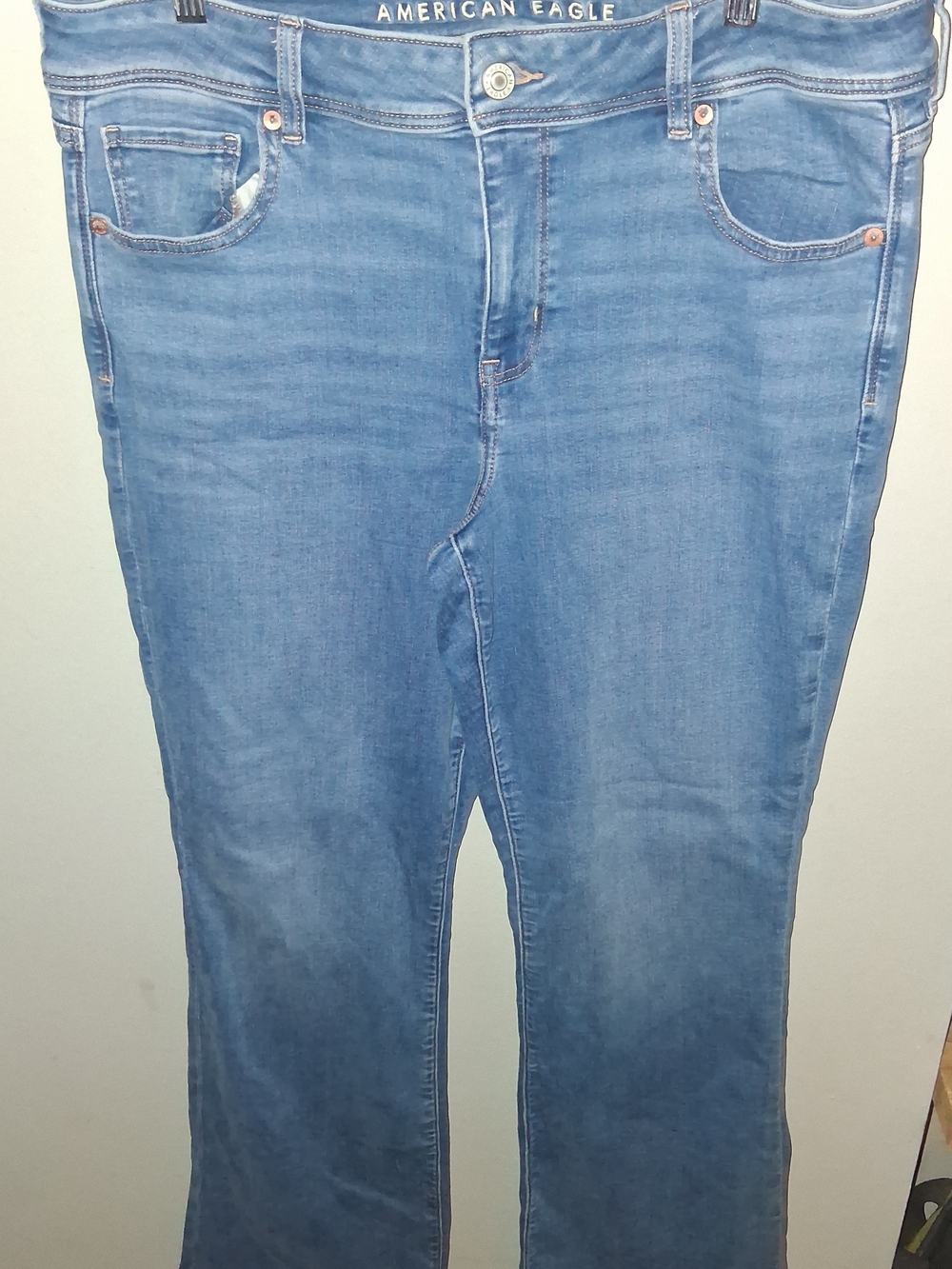 American Eagle Outfitters Light Blue Wide Leg Jeans